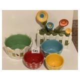 TEMPTATION NESTING BOWLS, MEASURING SPOONS