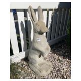 CEMENT BUNNY STANDING UP 36"