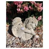 CEMENT ANGEL W/ WINGS