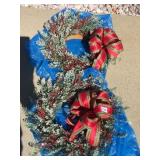 BERYY WREATHS W/ BEAUTIFUL BOWS