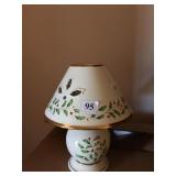 2 LENOX CANDLE STICKS, 1 A FINGER CANDLE HOLDER