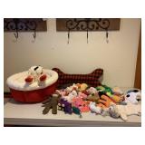 DOG TOYS, FURNITURE PROTECTOR, DOG BED, ETC. ALL