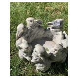 RESIN BUNNY RABBIT PLANTER