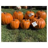 7 CRAFT PUMPKINS MARKED $20/EA, NEW
