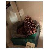PINECONES, DECORATIVE BOX