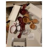 MEASURING CUPS, 2 STRAWBERRY STREET DISHES