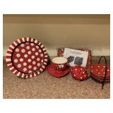 TABLE CLOTHES FRUIT BORDER, PEARS ROUND, 12