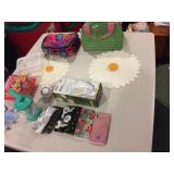 VERA BRADLEY LUNCH BAG, FLOWER SILICONE POT