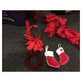 CHAIR WREATHS AND RIBBONS FOR HOLIDAY DECORATING