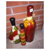 17.5"H DECORATIVE OIL IN BOTTLES