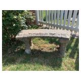 CEMENT ARCHED BENCH