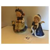 GOEBEL "THE BOTANIST" 4.75" H & 3.5" LANTERN GIRL