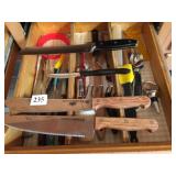 KNIVES INCLUDING HENCKELS, POTATO MASHER, 1 CUTCO