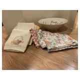 ITALY HAPPY EASTER BOWL AND TOWELS