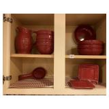 TEMPTATION 4 PLATES, 4 BOWLS, PITCHER, UTENSIL