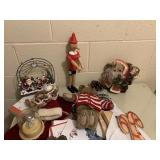 MUSICAL DANCING COUPLE UNDER GLASS, WOOD