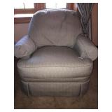 ETHAN ALLEN LIGHT BLUE SIDE CHAIRS W/ FULL SKIRT