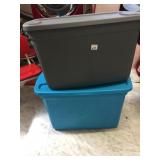 2 SCEPTER STORAGE TOTES WITH LIDS