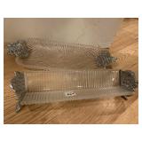 METAL HANDLE SERVING PIECES GRAPE DESIGN HANDLES