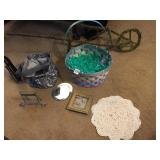 EASTER BASKET, FOLDING BASKET AND CART