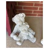 CEMENT TWO BEARS APPROX. 10" H