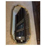 MIRROR 36" X 18" GOLD GREAT CONDITION