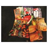 ASSORTED GARDEN FLAGS, FULL SIZE AND MINI