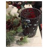 MOSAIC PILLAR CANDLE HOLDERS, WIND UP MUSICAL