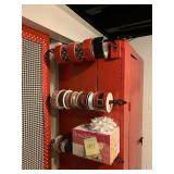 BOW MAKER AND RIBBON ON 3 IRON ROD HOLDERS