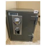 BRINKS SAFE W/ COMBO AND KEY - 16" H X 13" D X