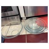 PYREX MIXING BOWL SET, 4 PC, 1 EXTRA LARGE 4QT,