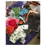 MATERIAL, HALLOWEEN, STEELERS, BAT MAN, ETC. TOTE