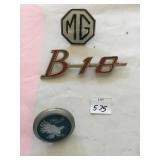 B 10, MG, SKY HAWK CAR EMBLEMS,