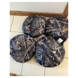 4 CAMO SEAT PADS