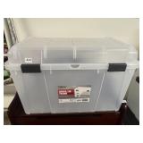34.5 GAL HINGED LID TOTE