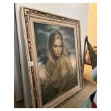 29.5X23.5 PRINT ON BOARD, VINCIATA, BLOND PARTIAL