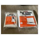 QUEEN SIZE MATTRESS BAG AND FOAM TV COVER, NEW