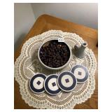 SIGNED POTTERY BOWL, FREDOREA 2004, COMMON WHEEL