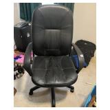 OFFICE CHAIR SEAT HAS WHITE FLAKES FROM