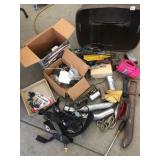 TUBS WITH EXHAUST, METAL PIECES, ETC.