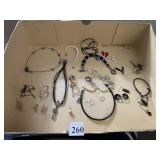 SOUTHWEST STYLE EARRINGS, CHOKERS, BRACELETS,