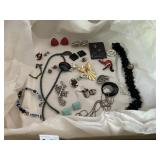 GROUP OF JEWELRY INCLUDING STERLING AND TURQUOISE