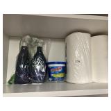 DAMP RID, DOWNEY AND PAPER TOWELS