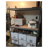 THREE TIER SHELF UNIT NO CONTENTS