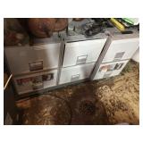 7 STACKING PLASTIC DRAWERS