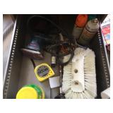 SANDER, TAPE MEASURE, ETC.