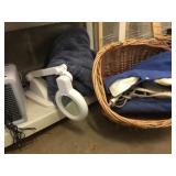 IRON ,FAN ND WIKER BASKET