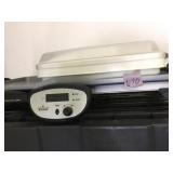 RIVAL GRIDDLE AND ASSORTED LIDS