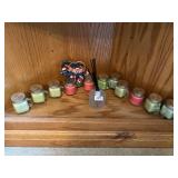 MINI MASON SHOOTERS WITH CANDLES, 11 CT