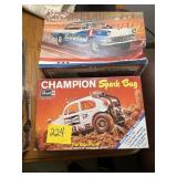 REVELL SPARK BUG AND STRIP FOWL MODEL CARS
